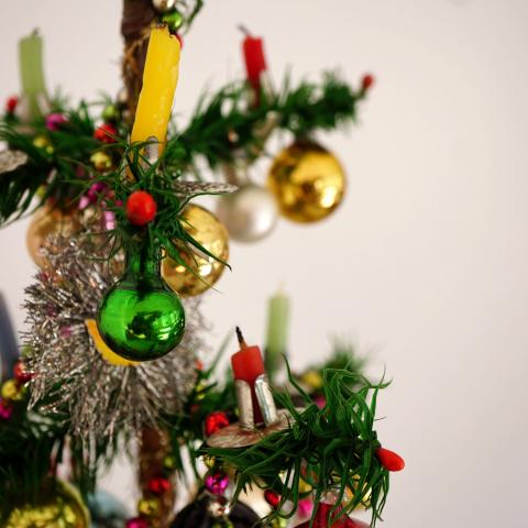 Ausschnitt vom Weihnachtsbaum, © Bettina Klapheck, Kulturamt Kempen